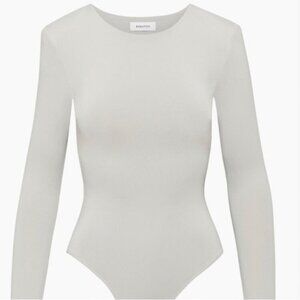 nwot Babaton Contour Shoulder Pad Longsleeve Bodysuit S